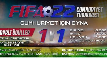 Antalya Büyükşehir ‘FİFA 22 Cumhuriyet Turnuvası’ Düzenleyecek