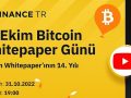 Binance Türkiye’den  Bitcoin Whitepaper etkinliği