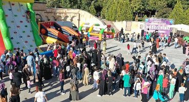 Çocuk şenliği renkli görüntülere sahne oldu