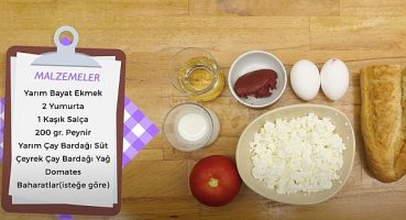 Haftanın bayat ekmek yemeği tarifi: Salçalı ekmek kanepesi