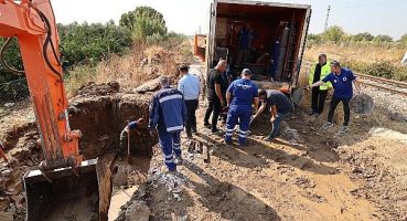 İZSU ekipleri arızayı gidermek için kesintisiz çalışıyor