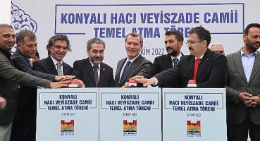 Konyalı Hacı Veyiszade Camii’nin Temeli Atıldı