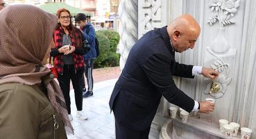Mevlit Kandili’nde Keçiören’in Çeşmelerinden Şerbet Aktı