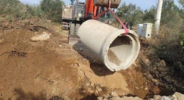 Pelitköy’de Çöken Menfez Yenilendi