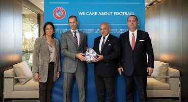 TFF Başkanı Mehmet Büyükekşi’den Aleksander Ceferin’e ziyaret