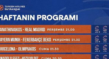 Turkish Airlines Euroleague’de Yeni Sezonun Tüm Maçları Sadece S Sport Plus’ta