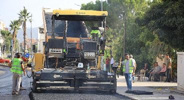Yatağan Mehmet Özcan Caddesinde Sıcak Asfalt Çalışması Tamamlandı