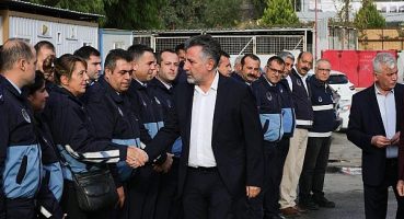 Başkan Sandal’dan zabıtaya ziyaret