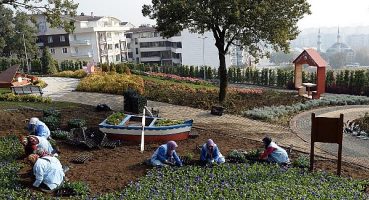Macera Bursa Kış Çiçekleriyle Yenileniyor