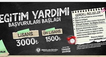 Yenişehir Belediyesinin eğitim yardımı başvuruları başladı