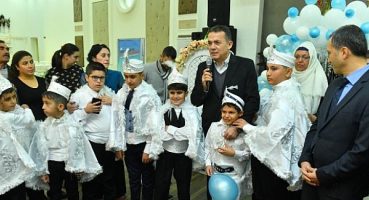 Başkan Özyiğit, özel çocukları sünnet düğünlerinde de yalnız bırakmadı