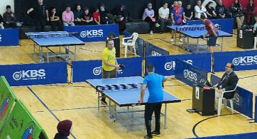 Ödüllü Masa Tenisi Turnuvasında Kıyasıya Mücadele