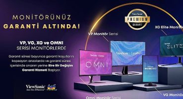 ViewSonic, yüksek standartlı monitör serileri için 'Premium Garanti Hizmeti' dönemini başlattı