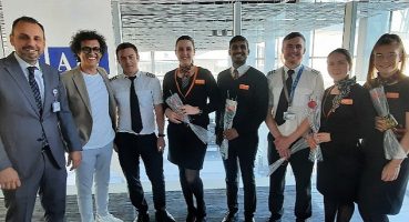 Milas-Bodrum Havalimanı, sezonun ilk dış hat uçuşunu karşıladı