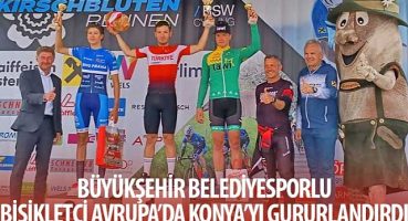 Büyükşehir Belediyesporlu Bisikletçi Avrupa'da Konya'yı Gururlandırdı