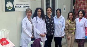 Osmangazi'den deprem bölgesinde sağlık taraması