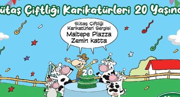 Sütaş Çiftliği Karikatürleri Sergisi Maltepe Piazza AVM'de