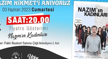 Çiğli Belediyesi Nazım Hikmet'i Anacak