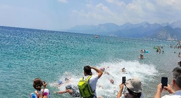 Genç sporcular hem yarıştı hem eğlendi