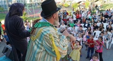 Gölcüklü çocuklar bi dunya eğlenceyi çok sevdi 