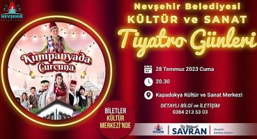 “Kumpanyada Curcuna" adlı tiyatro oyunu için biletler Kültür Merkezi'nde