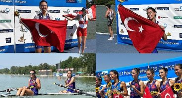 Kürekte kadınlardan büyük başarı 