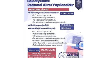İnegöl Belediyesi 31 Personel Alacak