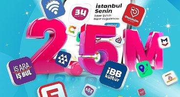 İstanbul Senin uygulaması 2,5 milyonun cebinde!