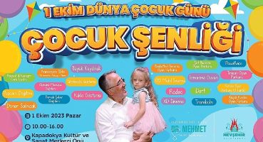 1 Ekim Dünya Çocuk Günü'nde çocuklar doyasıya eğlenecek