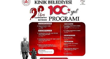 Kınık'ta Cumhuriyet'in 100'üncü yılı 5 gün kutlanacak