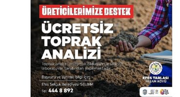 Efes selçuk'ta üreticiye önemli destek: Ücretsiz toprak analizi devam ediyor