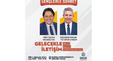 Ünlü spor spikeri gölcük'te gençlerle buluşacak