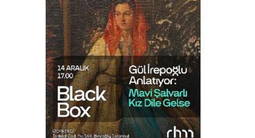 Türkiye İş Bankası Resim Heykel Müzesi'nde   Mavi Şalvarlı Kız Dile Geliyor