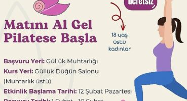 Güllük'te ücretsiz pilates kursu başlıyor