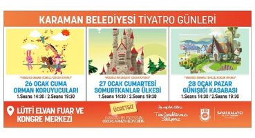 Karaman Belediyesi'nden çocuklara yarıyıl tatili hediyesi