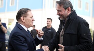 Rosatom Genel Müdürü Aleksey Likhachev İle Enerji ve Tabii Kaynaklar Bakanı Alparslan Bayraktar, Akkuyu NGS Sahasında Bir Araya Geldi