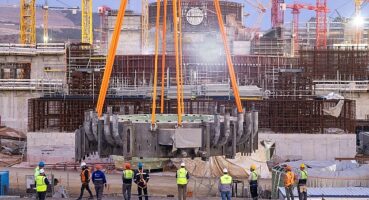 Akkuyu Ngs'nin 4'Üncü Ünitesinde Konsol Kirişi Kuruldu