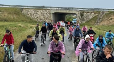 Atatürk için pedal çevirdiler