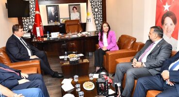 Başkan Tugay’dan İYİ Parti’ye ziyaret  “5 yıl hep beraber çalışacağız”