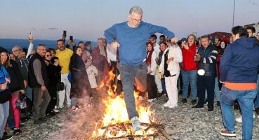 Birlik ve beraberlik duygularını artıran, baharın gelişini müjdeleyen Hıdırellez, Mudanya'da coşkuyla kutlandı